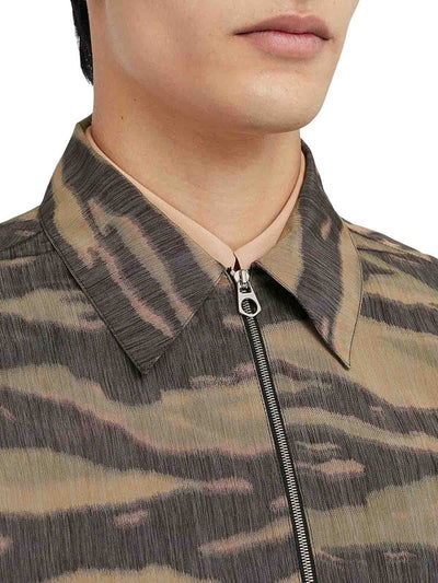 Overshirt Stampa Camouflage