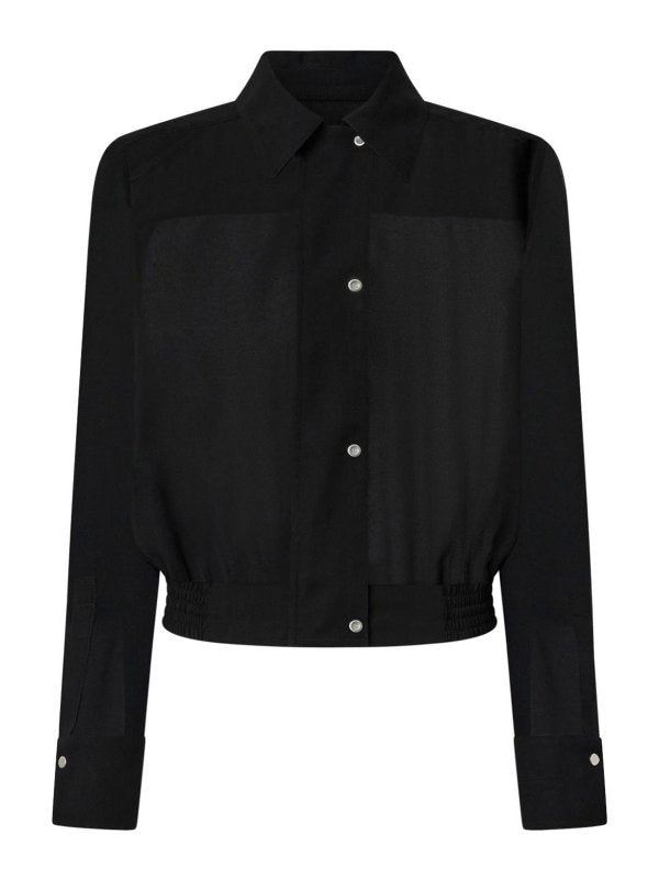 Cin Cin Camicia Georgette Nero Limousine