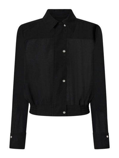 Cin Cin Camicia Georgette Nero Limousine