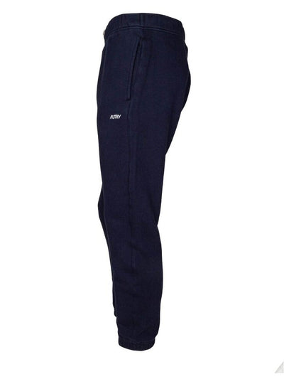 Pantalone Tuta Main In Cotone Colore Blu