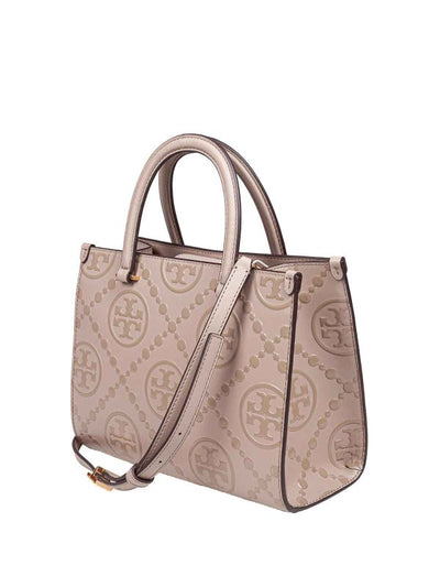 Borsa Tote Bag In Pelle Monogram