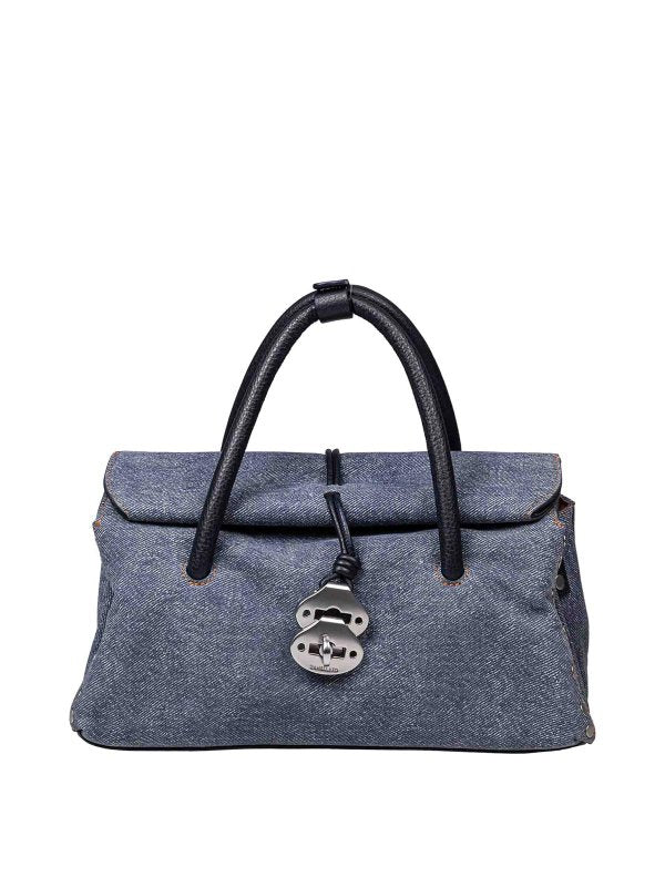 Borsa Dotta Tela Genova S Colore Denim