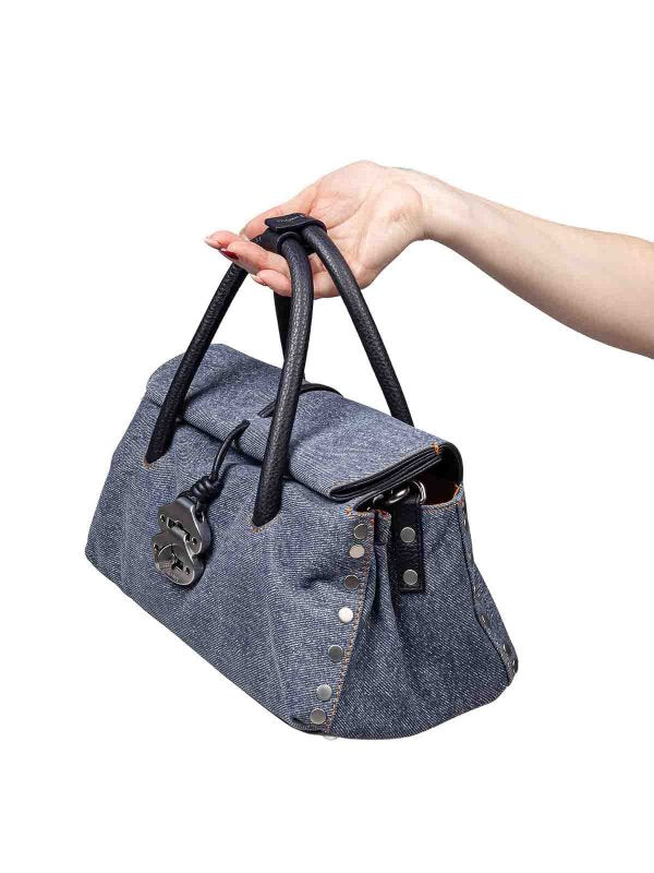 Borsa Dotta Tela Genova S Colore Denim