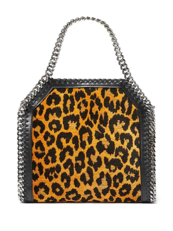 Borsa Tote Falabella Mini Leopardata