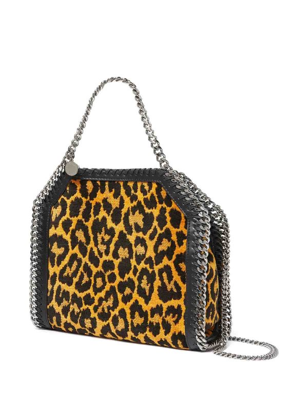 Borsa Tote Falabella Mini Leopardata