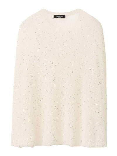 Maglione Con Paillettes Ricamato