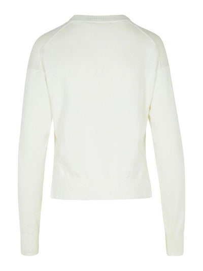 Maglione In Cotone Bianco