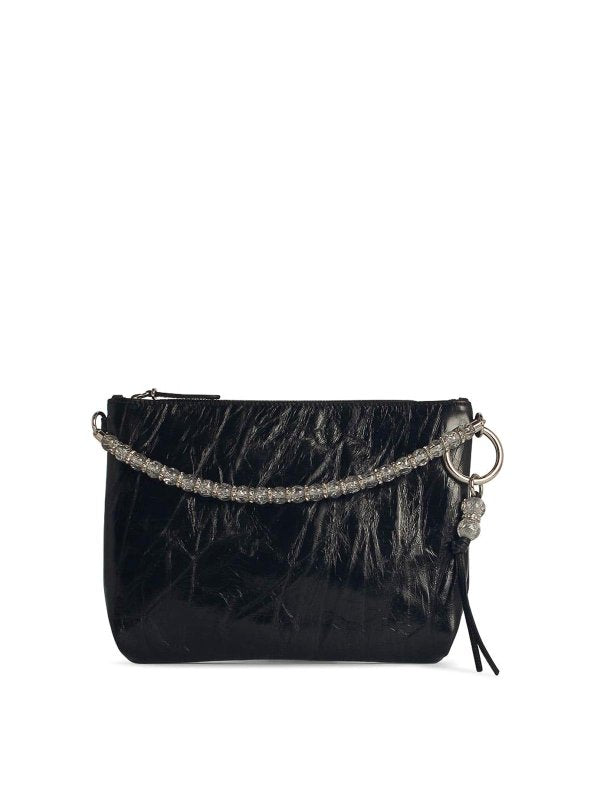 Borsa Callie In Pelle Nera