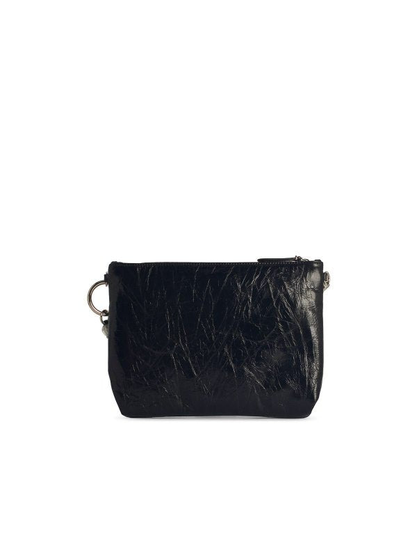 Borsa Callie In Pelle Nera