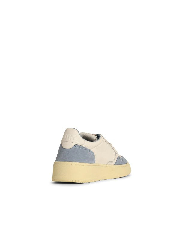 Sneakers Medialist In Pelle Azzurra