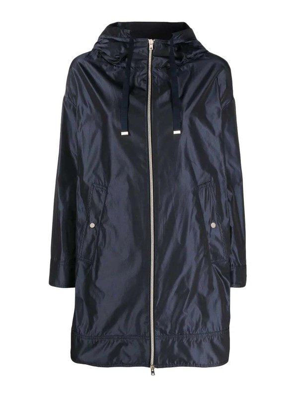 Parka Cappuccio Blu