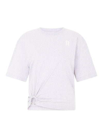 T-shirt Crop Grigio