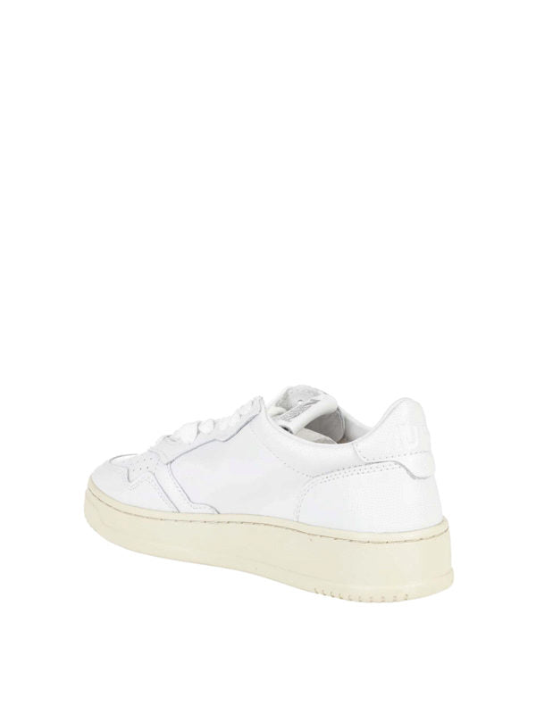 Sneakers Basse In Pelle