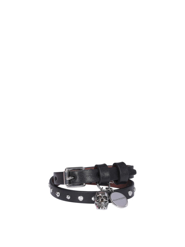 Bracciale Skull A Doppio Giro