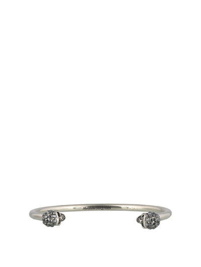 Bracciale In Ottone Twin Skull