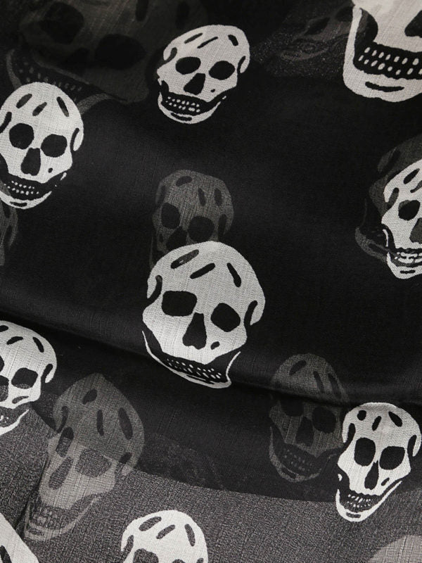 Foulard In Seta Skull