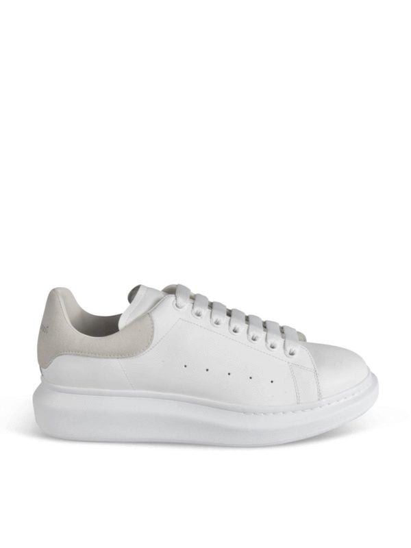 Sneakers Bianche In Pelle Liscia