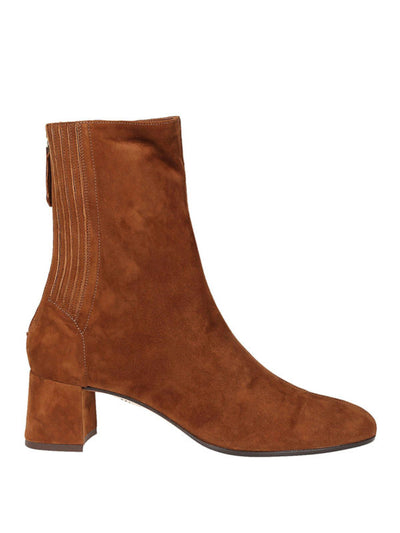 Saint Honoré Bootie 50 In Suede Cannella