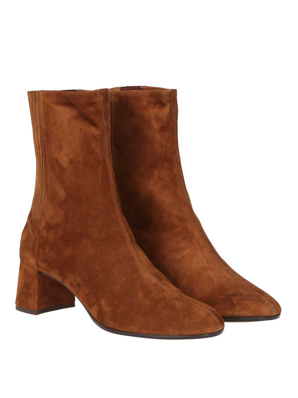 Saint Honoré Bootie 50 In Suede Cannella