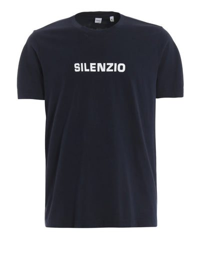 T-shirt Silenzio In Puro Cotone