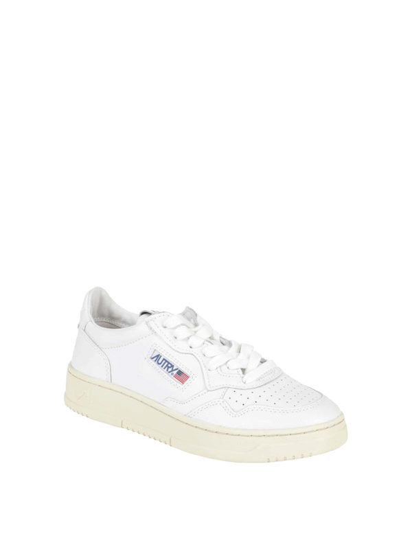 Sneakers Basse In Pelle