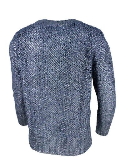 Pullover Cristalli Blu