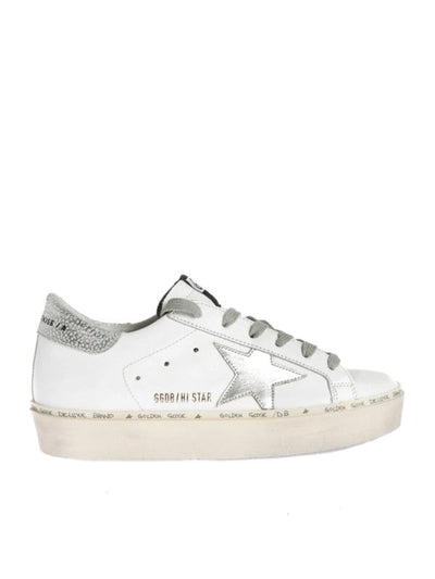 Sneakers Hi Star Bianche Logo Laminato