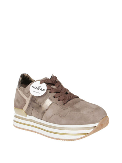 Sneaker Scamosciate Midi Platform