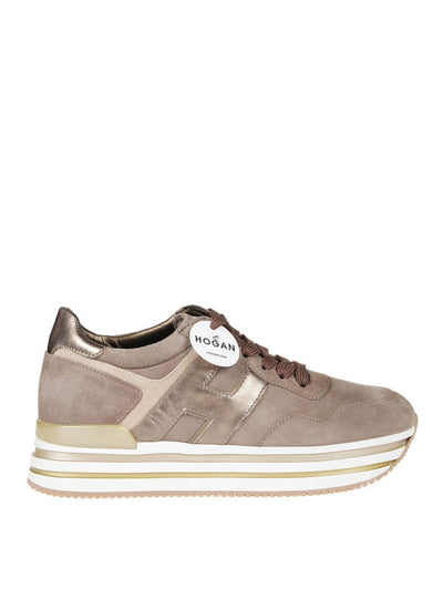 Sneaker Scamosciate Midi Platform