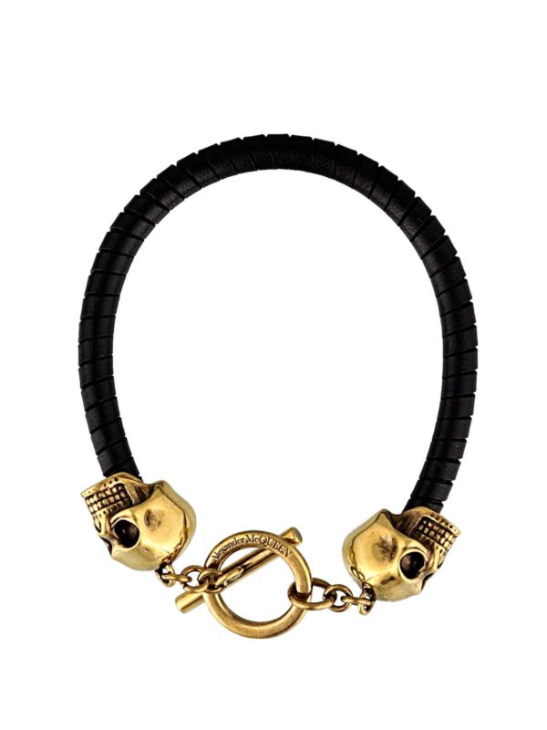 Bracciale Skull Con Teschi In Ottone