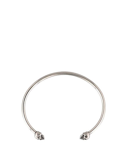 Bracciale In Ottone Twin Skull