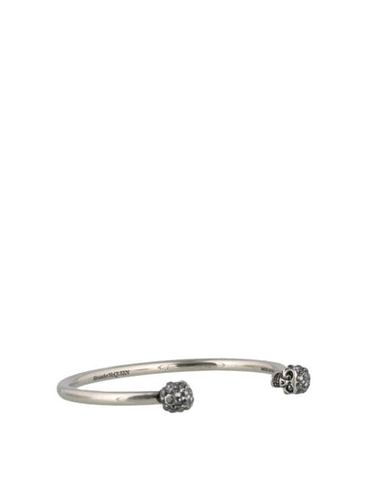 Bracciale In Ottone Twin Skull