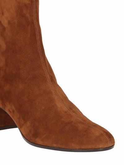 Saint Honoré Bootie 50 In Suede Cannella