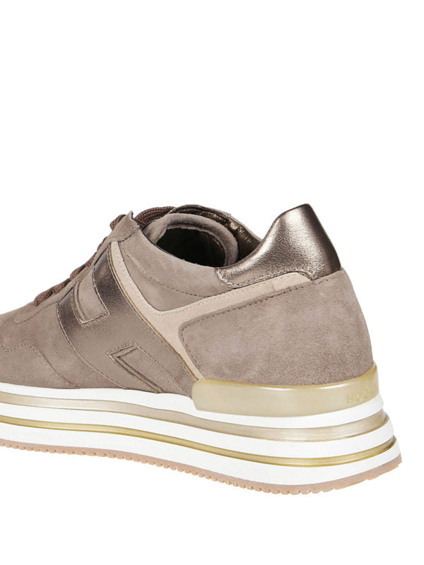 Sneaker Scamosciate Midi Platform