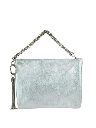 Clutch Callie In Pelle Metallizzata