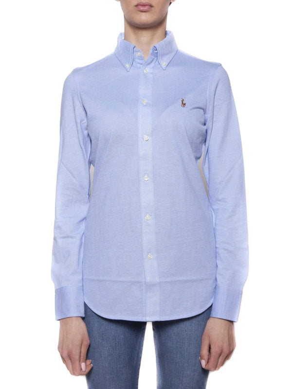 Camicia Oxford Azzurra B/d