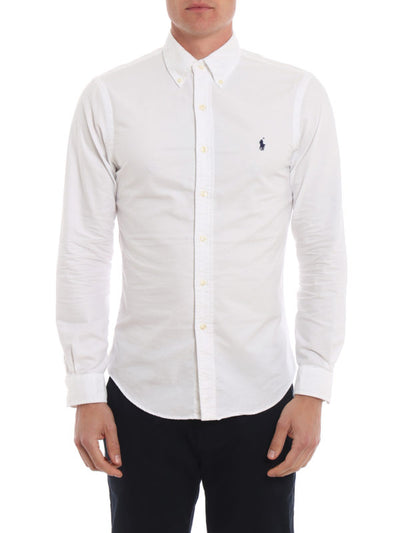 Camicia Oxford B/d In Cotone Bianco