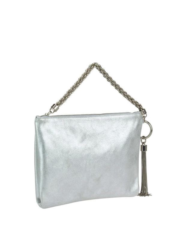 Clutch Callie In Pelle Metallizzata