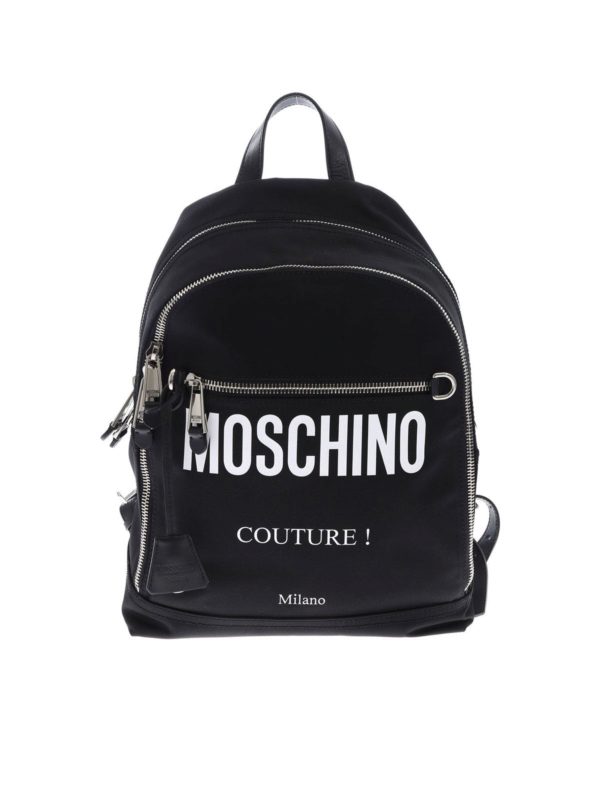 Zaino Moschino Couture Nero