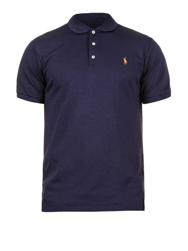 Polo Blu In Cotone