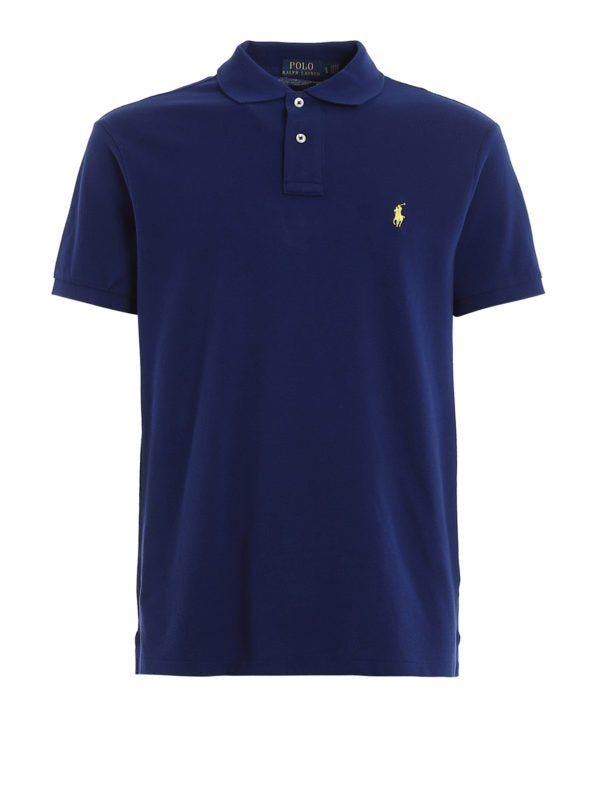 Polo Slim Fit In Cotone Piqué