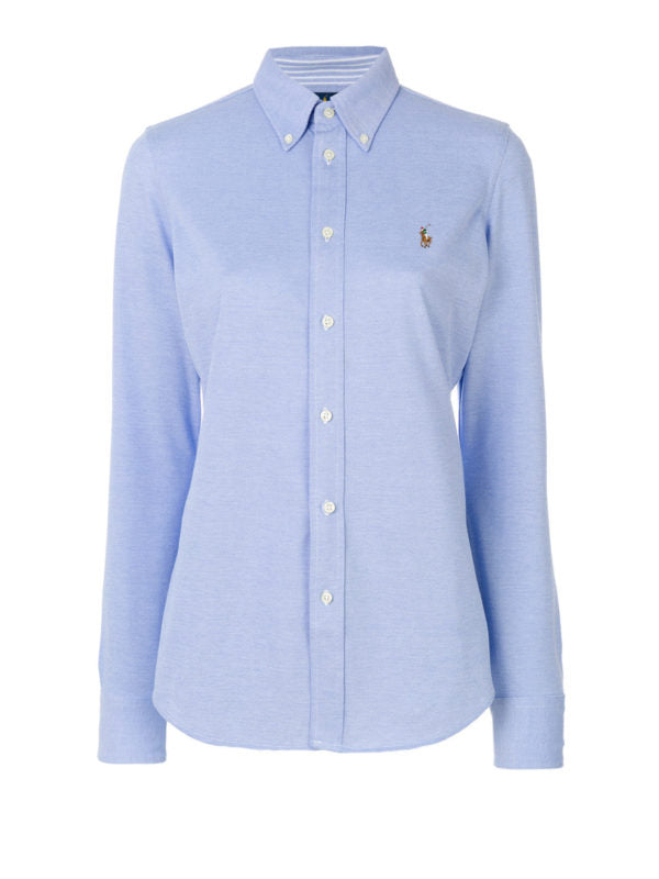 Camicia Oxford Azzurra B/d