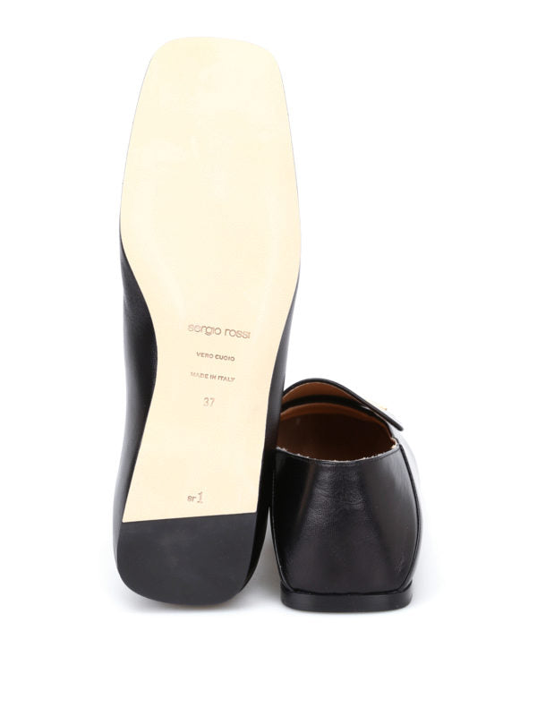 Slipper Sr1 In Nappa Nera