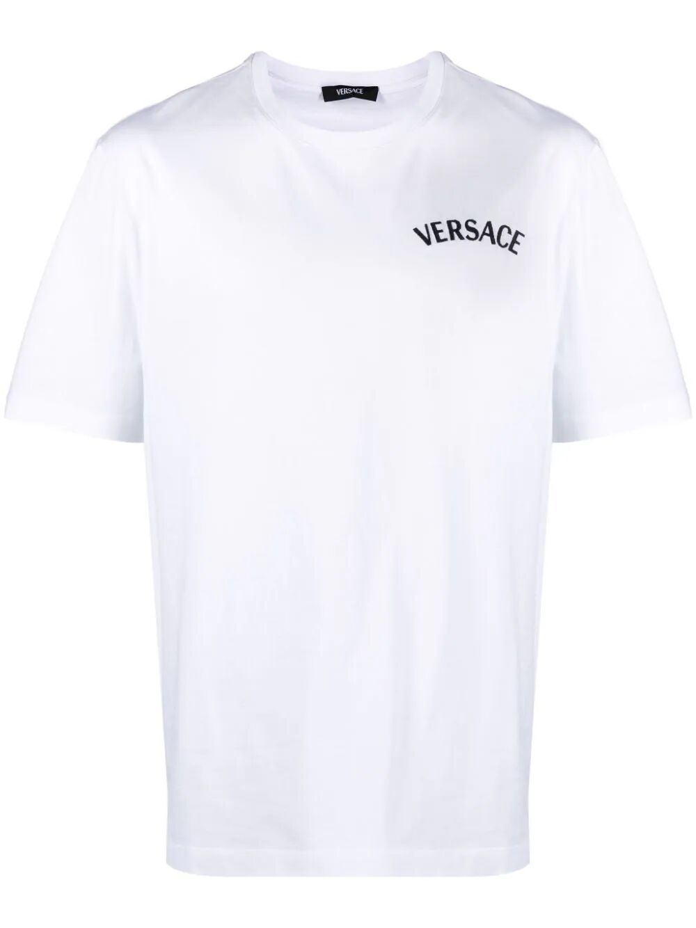 T-shirt Jersey Fabric Versace Embroidery Versace Milano Stamp Print