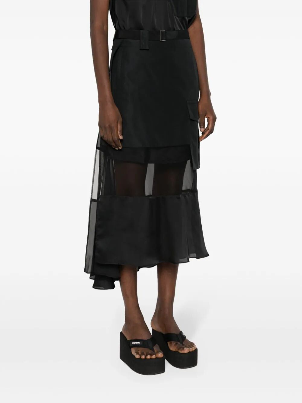 Fabric Combo Skirt
