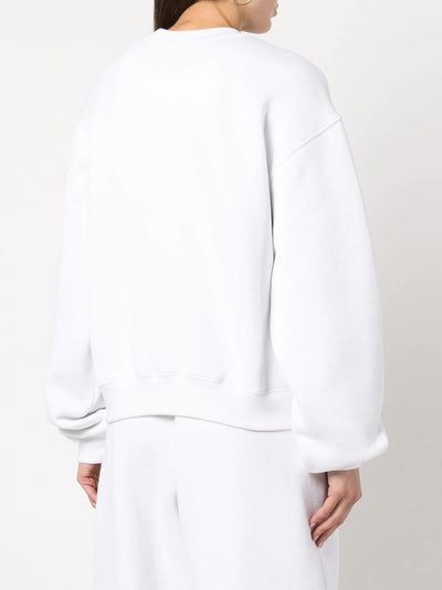 Essential Terry Crew Sweatshirt With Puff Paint Logo