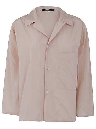 Long Sleeve Shirt With Front Applied Pocket