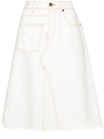Denim Deconstructed Skirt
