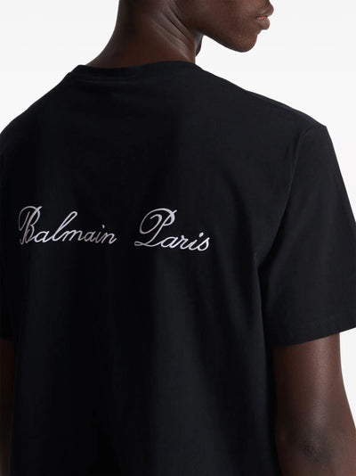 Balmain Signature Embroidery T-shirt Bulky Fit