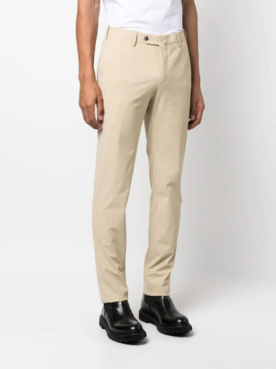Organic Kitenic Summer Fabric Slim Flat Front Pants